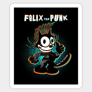 Felix the punk Sticker